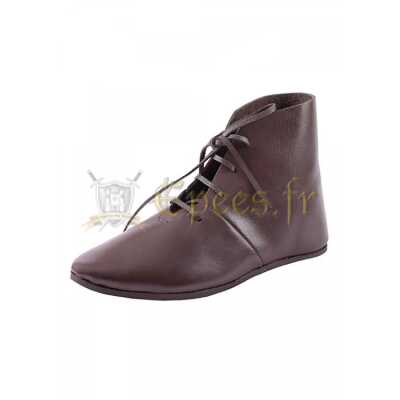 Chaussure médiévale en cuir