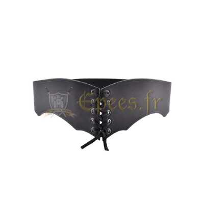 Ceinture corset cuir