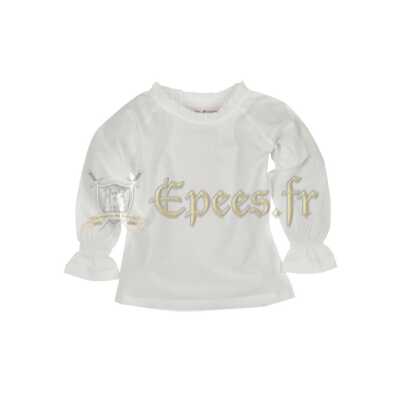 Chemisier médiéval Helena enfant couleur naturelle