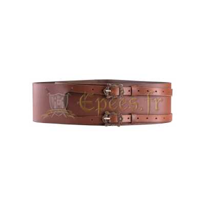 Ceinturon de pirate cuir épai