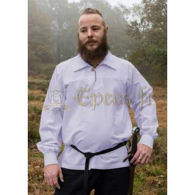 chemise homme blanc teinté 100% coton