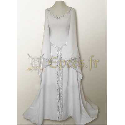 Robe médiévale de mariée