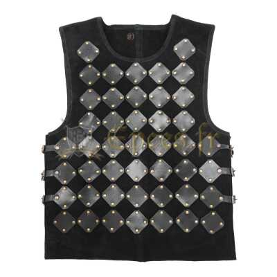 Armure de torse en daim avec boucles de maintien
